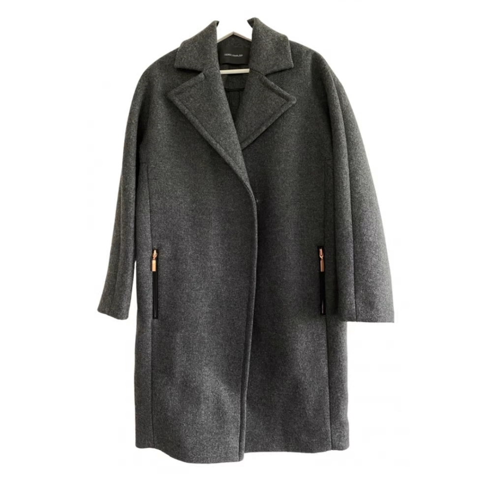 Cedric Charlier Wool Oversized Coat